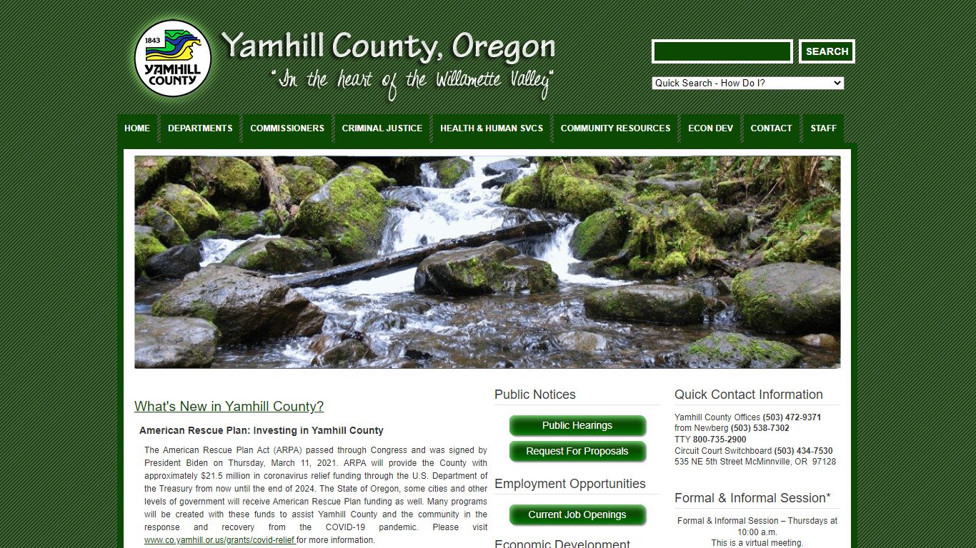 Yamhill County, Oregon | In the heart of the Willamette Valley